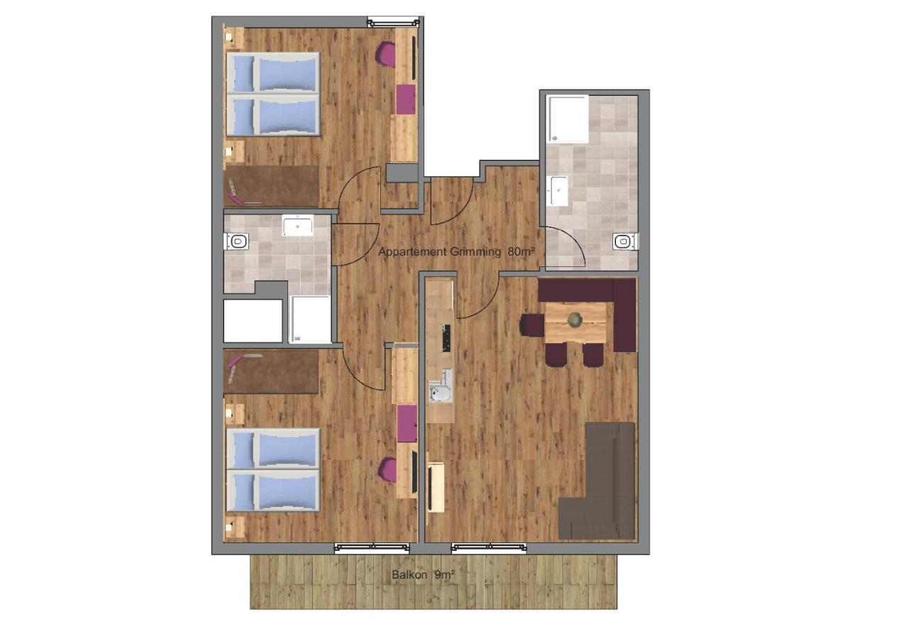 Appartements Kolb Tauplitz Ngoại thất bức ảnh